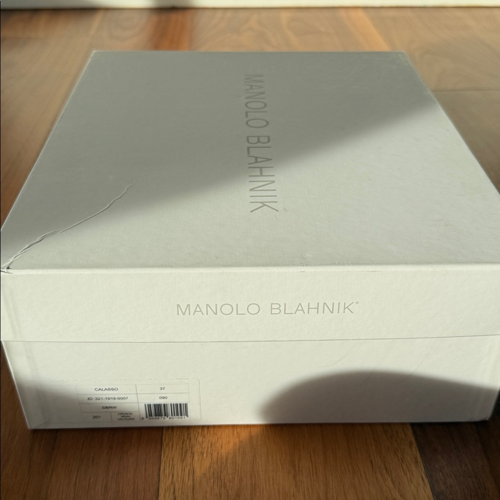 Manolo Blahnik - Calasso 90MM Suede Slouch Boots - NIB - 37 - Picture 6 of 10